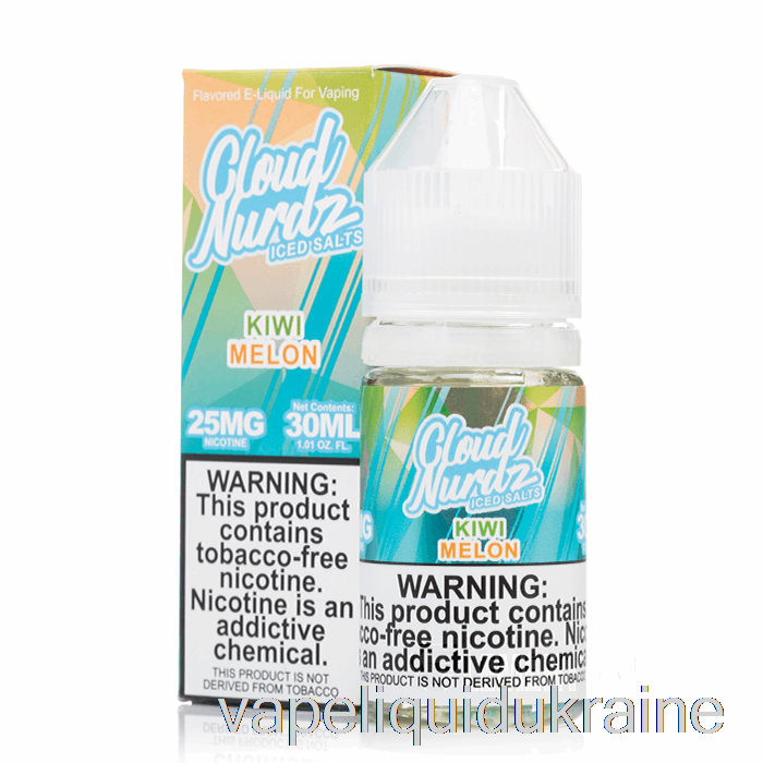 Vape Liquid Ukraine ICED Kiwi Melon - Cloud Nurdz Salts - 30mL 25mg